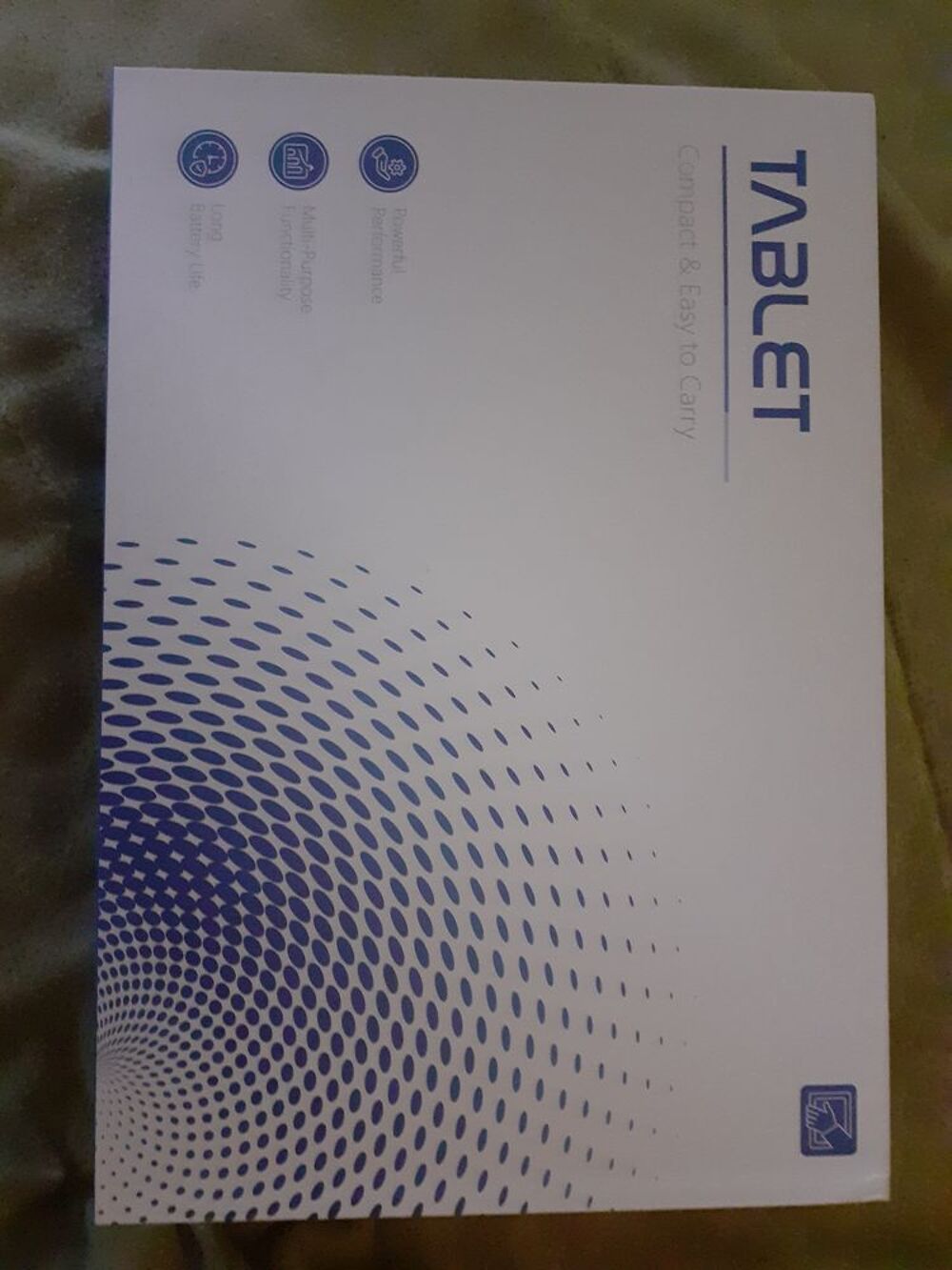 Tablette tactile casi neuve. Servi qu'une fois. Téléphones et tablettes