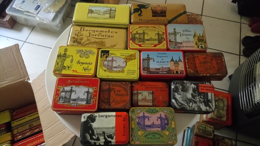 LOT DE BOITES DE BERGAMOTES POUR COLLECTIONNEUR 