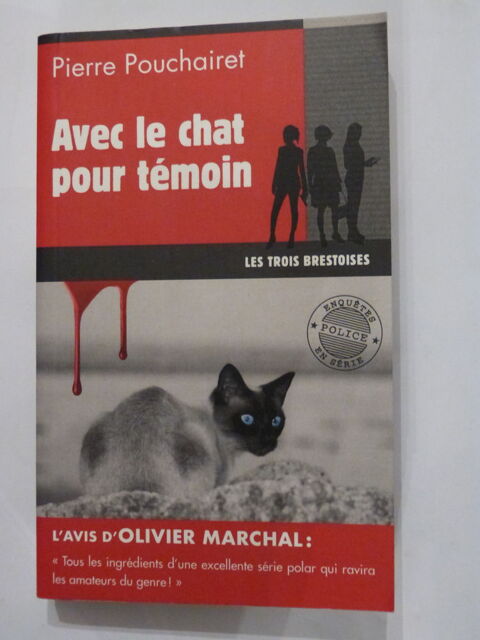 AVEC LE CHAT POUR TEMOIN  policier  BRETON PALEMON 5 Brest (29)