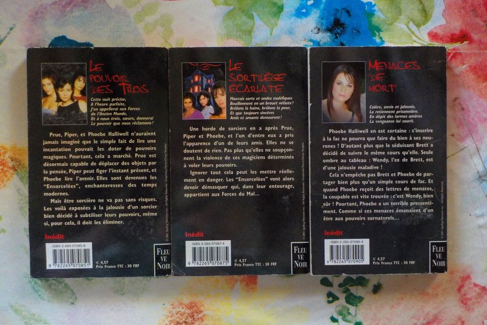 CHARMED N&deg;1 3 6 Fleuve Noir Livres et BD