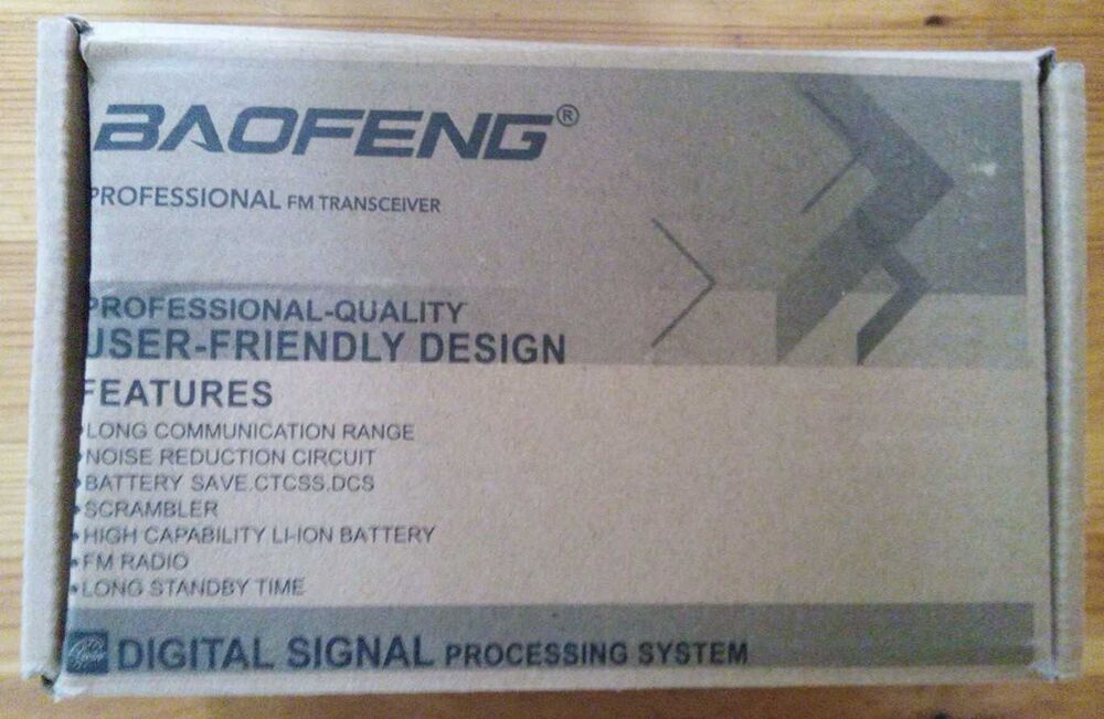 Portatif UV5R Baofeng VHF-UHF neuf.
Notice, chargeur secteur...
Il est d'origine non d&eacute;brid&eacute;.
Sur Amiens Rivery. Pas d'envoi.30 € Téléphones et tablettes