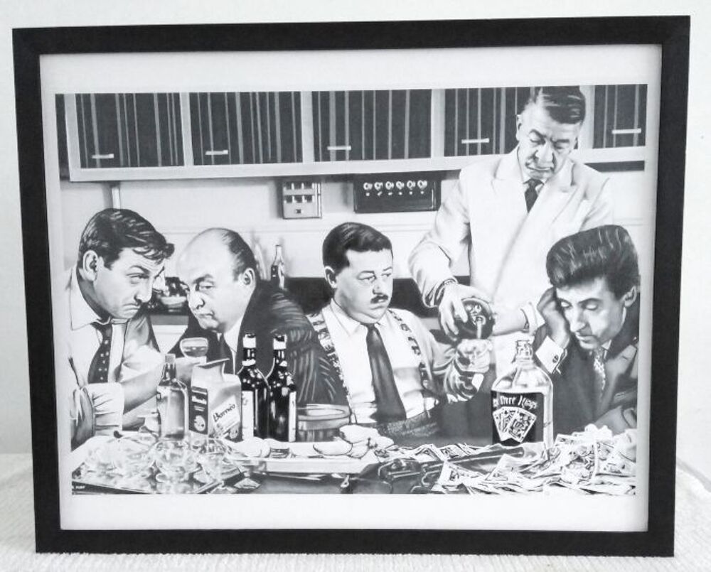 tableau "les tontons flingueurs" Décoration