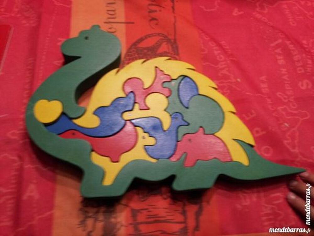 Dinosaure Puzzles en bois pour enfant 4 &agrave; 6 ans Jeux / jouets