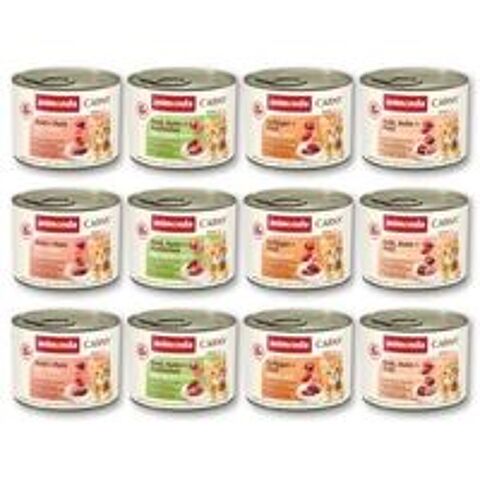   Lot mixte pour chaton animonda Carny 12 x 200 g 4 variété 