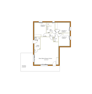  Maison � vendre 4 pi�ces 92 m�