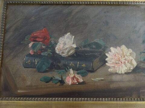 TABLEAU FLEURS SUR LIVRE 110 Narbonne Plage (11)