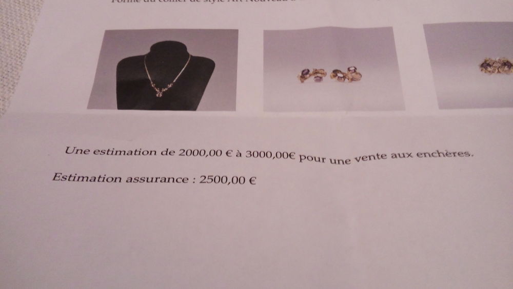 Cadeau cadeau No&euml;l pour votre bien aim&eacute;e superbe parure or Bijoux et montres