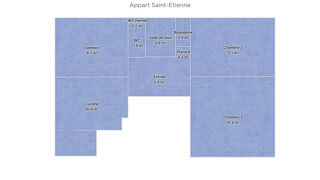  Colocation � louer 3 pi�ces 58 m�