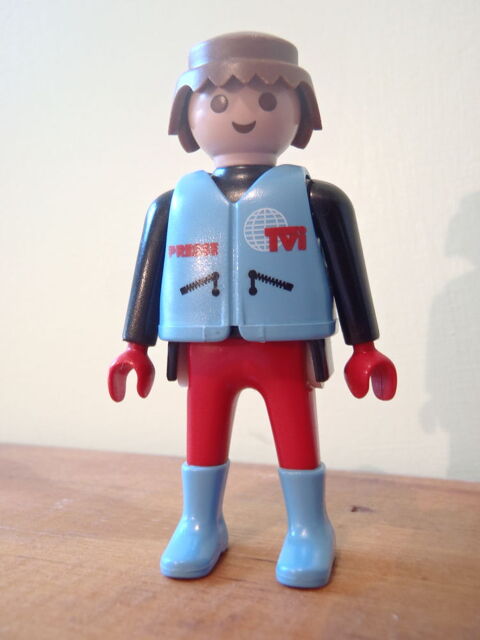Ancien Playmobil : Reporter TV Presse : réf 3847 ( figurine 3 Limoges (87)