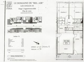  Appartement  louer 3 pices 67 m Les angles