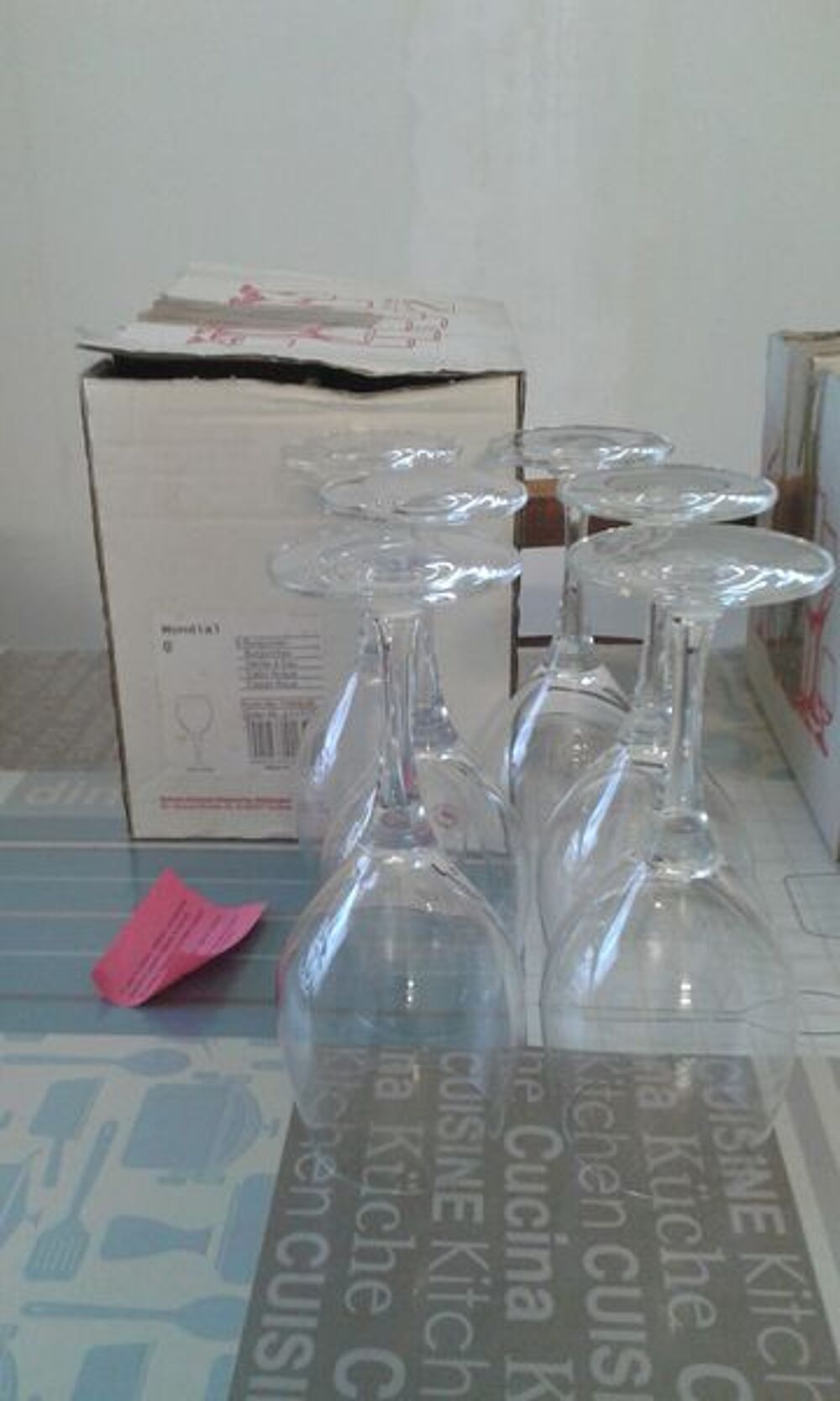 ensemble verres en cristal Cuisine