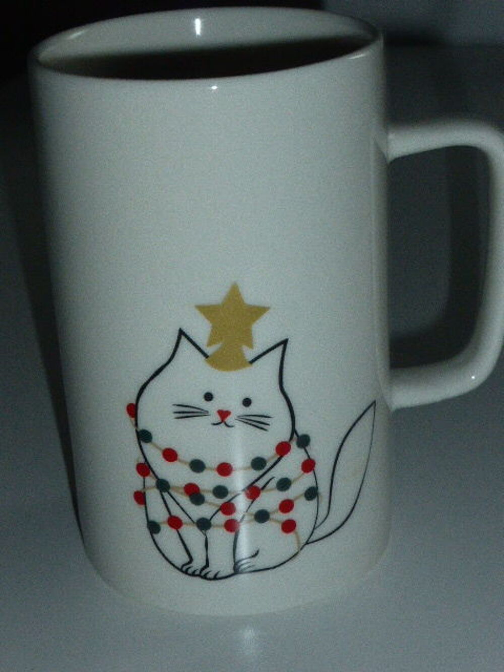 Grand mug chat de Noel Cuisine