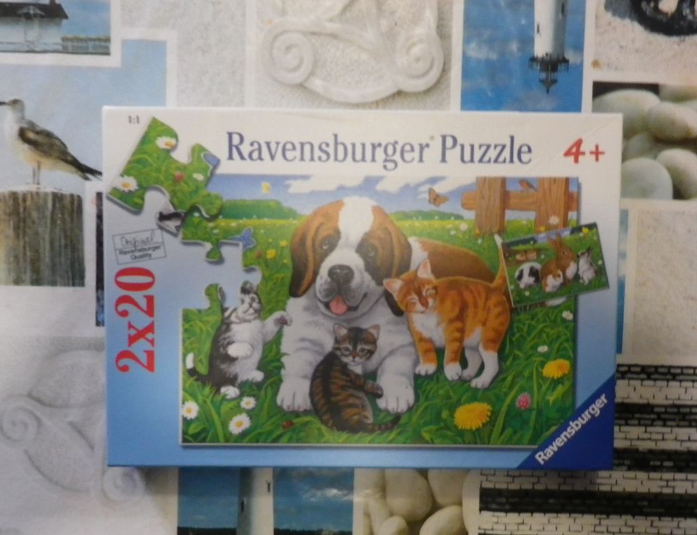 2 PUZZLES ANIMAUX 20 PIECES 4 ANS ET PLUS RAVENSBURGER Jeux / jouets