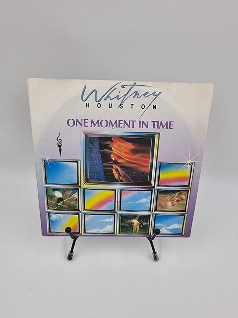 Vinyle 45 tours Whitney Houston : One Moment in Time 2 Vulbens (74)