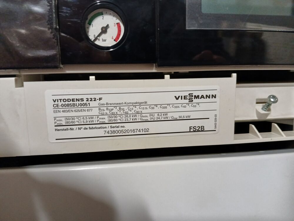 Chaudi&egrave;re gaz VIESSMAN VITODENS 222-F Bricolage