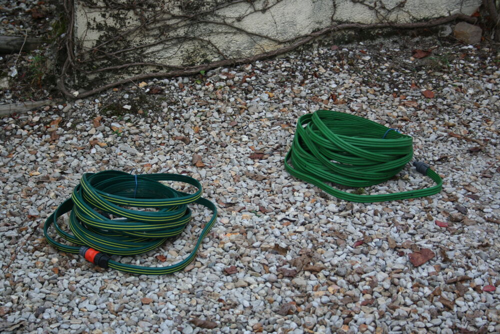 2 tuyaux d'arrosage micro perfor&eacute;s de 15 m Jardin