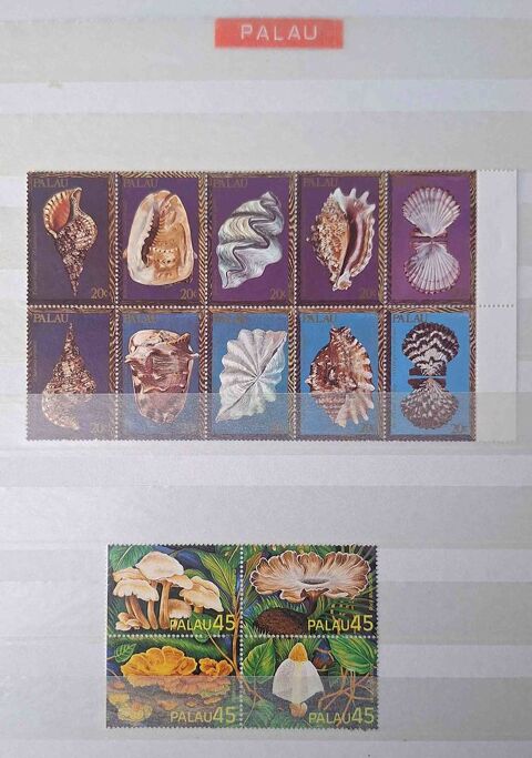 Série de timbres de collection de Palau Gap (05)
