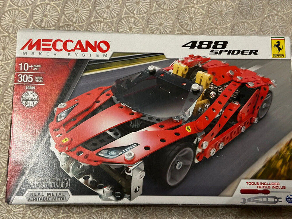 Meccano Ferrari 488 Spider - Set 16309 Jeux / jouets
