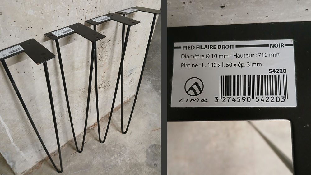 Pieds de Table Meubles