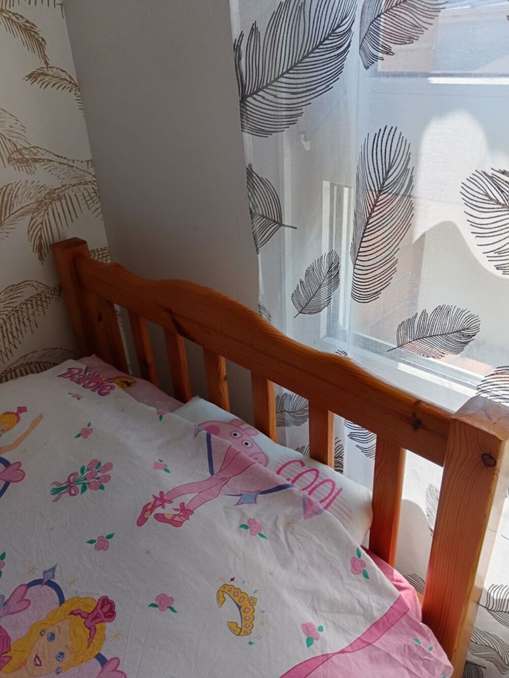 Lit Simple en Bois Massif Mobilier enfants