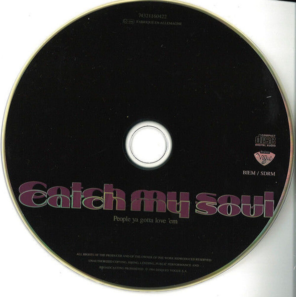 cd Catch My Soul ?? People Ya Gotta Love 'Em (etat neuf) CD et vinyles