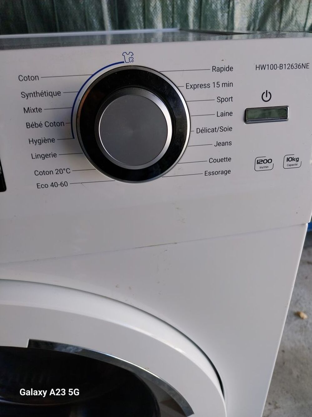 lave linge Electroménager