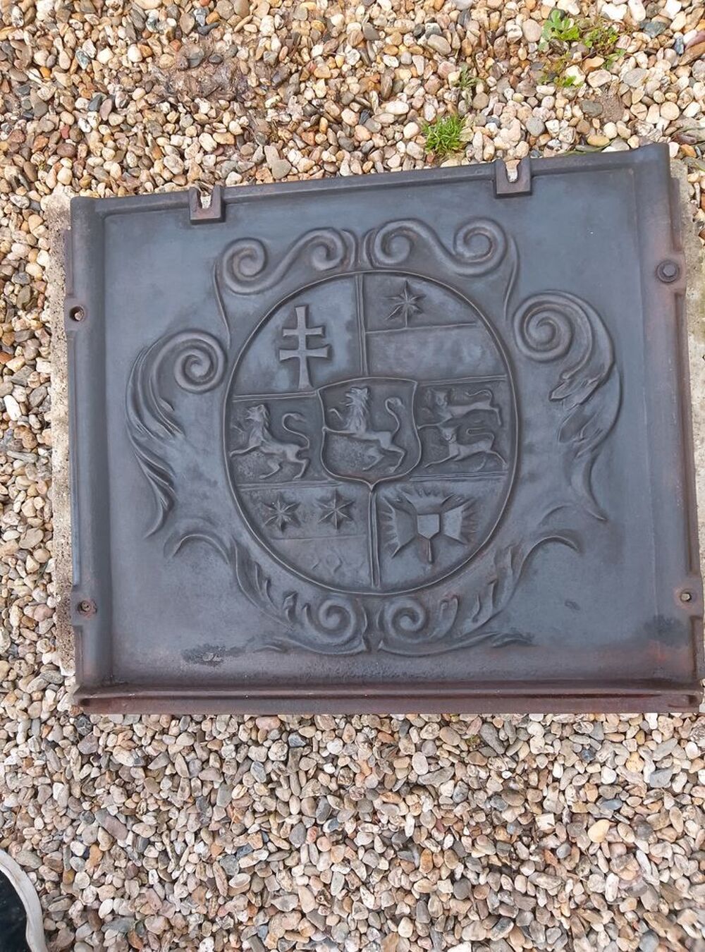 plaque insert de chemin&eacute;e 