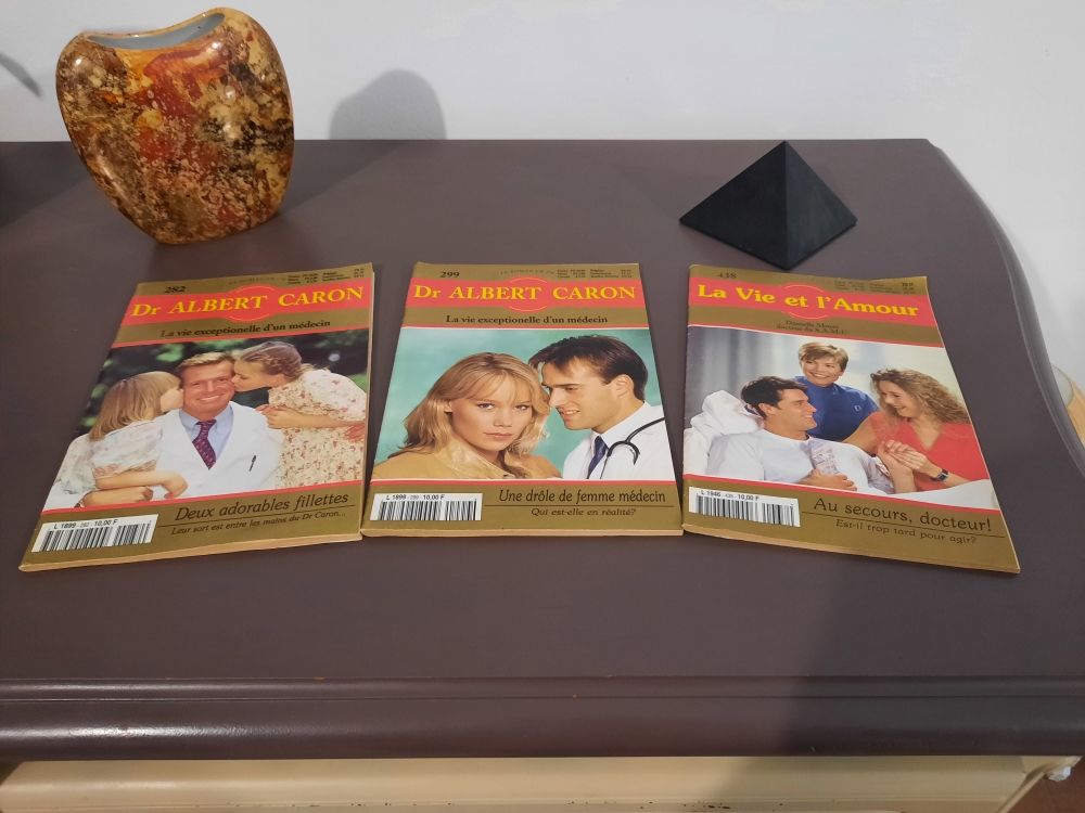 3 livrets dr Albert Caron et la vie et l'amour Livres et BD