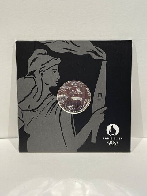 La 7,5e argent JO Paris 2024  Relais de la flamme olympique  70 Dourdan (91)