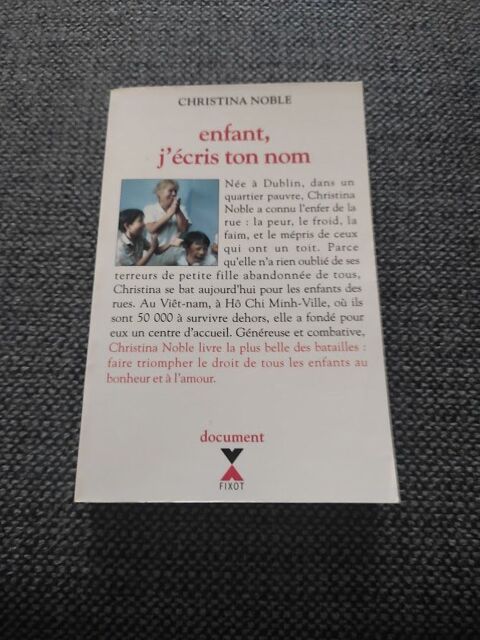 M (165) - Christina Noble - Enfant, j'cris ton nom 2 Paris 13 (75)