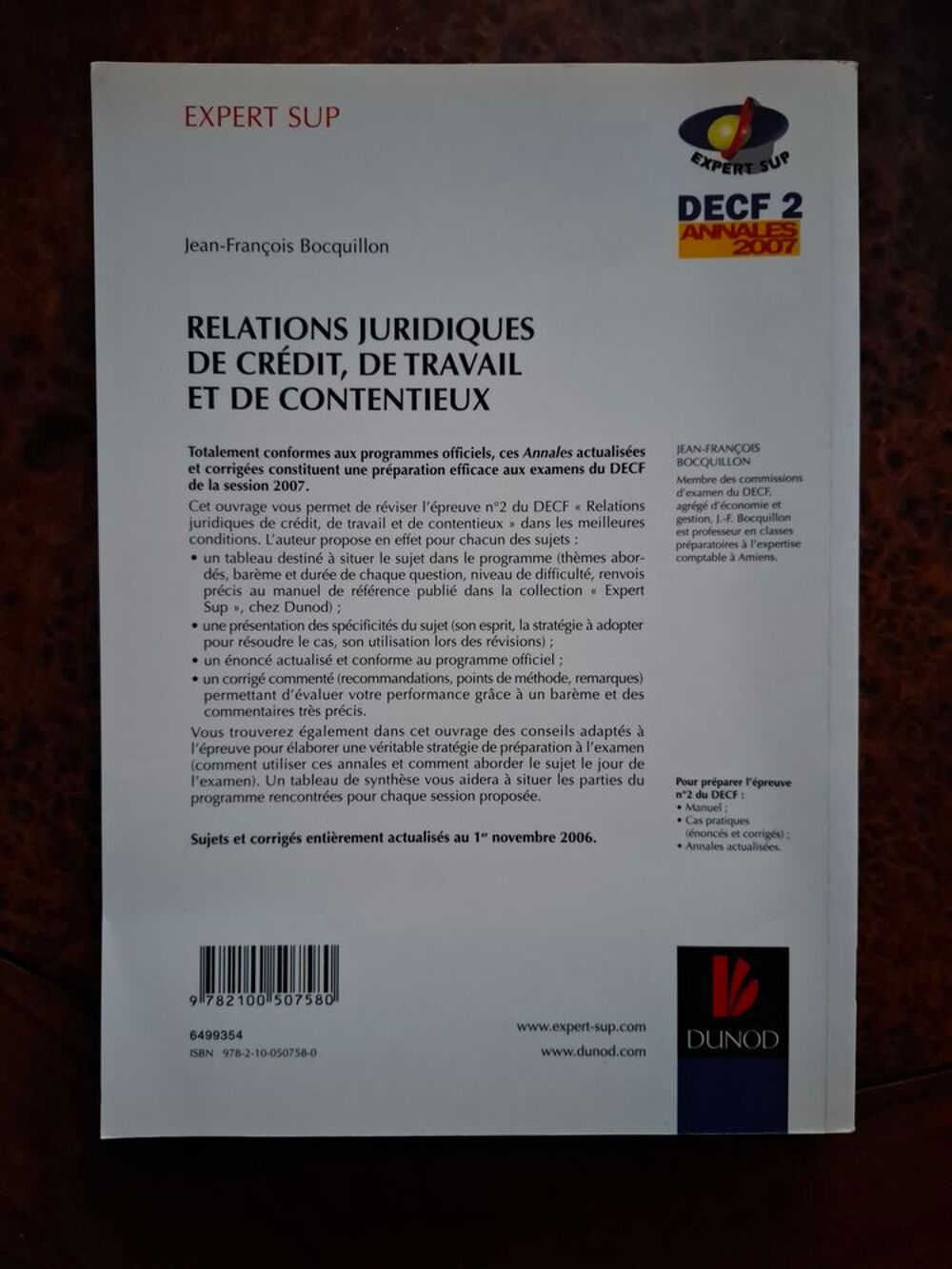 Relations juridiques de cr&eacute;dit de travail et de contentieux Livres et BD
