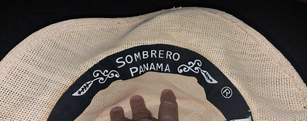Chapeau SOMBRERO PANAMA (TBE) Maroquinerie