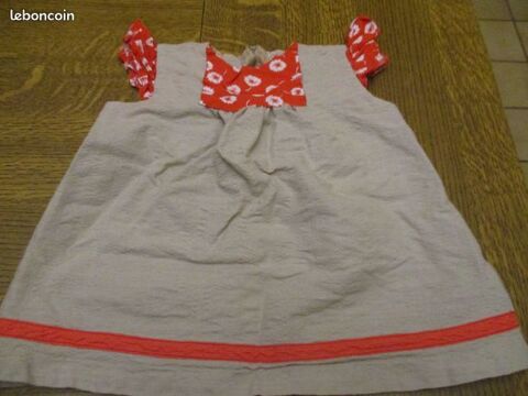 Robe encolure rouge avec petites fleurs blanches
0 Mérignies (59)