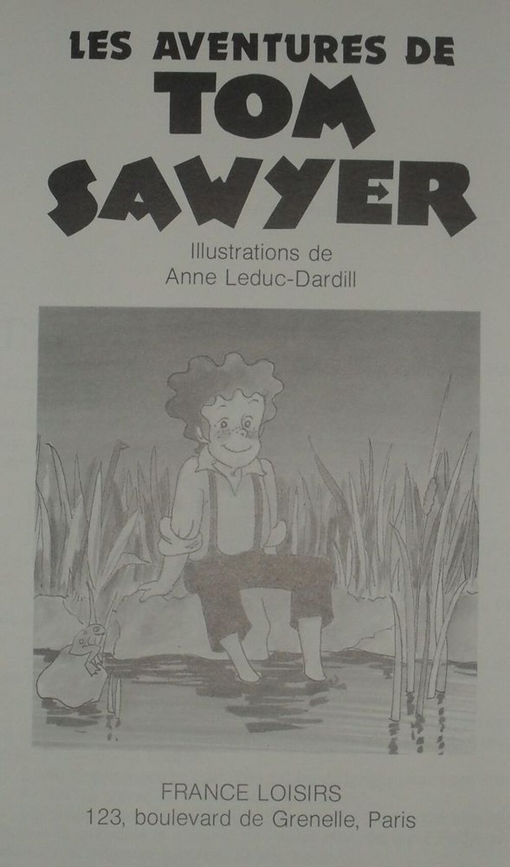Livre Les Aventures de Tom Sawyer Livres et BD