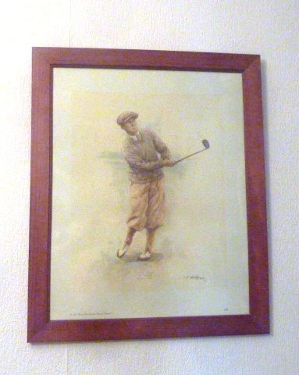s&eacute;rie de tableau golf Décoration