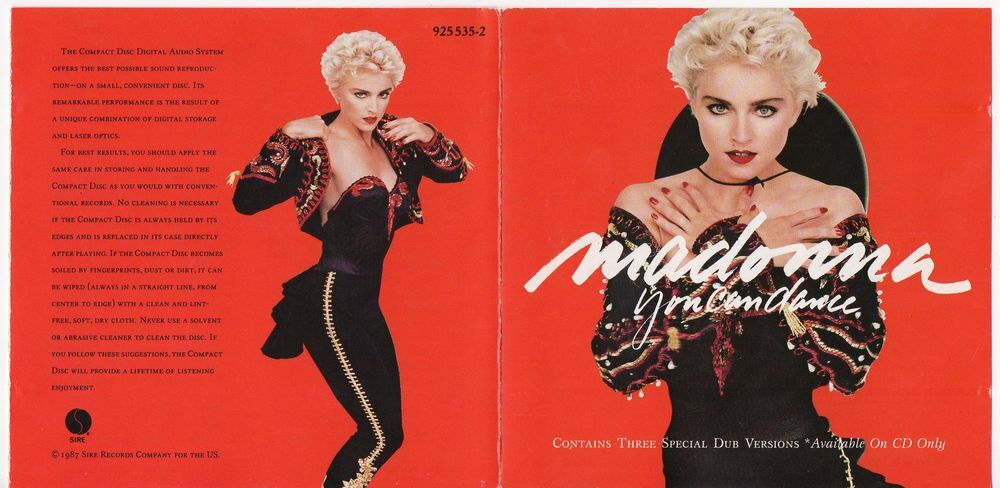 Madonna - You Can Dance 1987 CD et vinyles