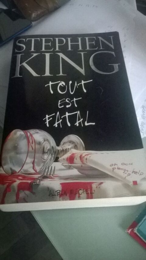 Livre Tout est fatal
Stephen King
2003
Quasi neuf
a vou 10 Talange (57)