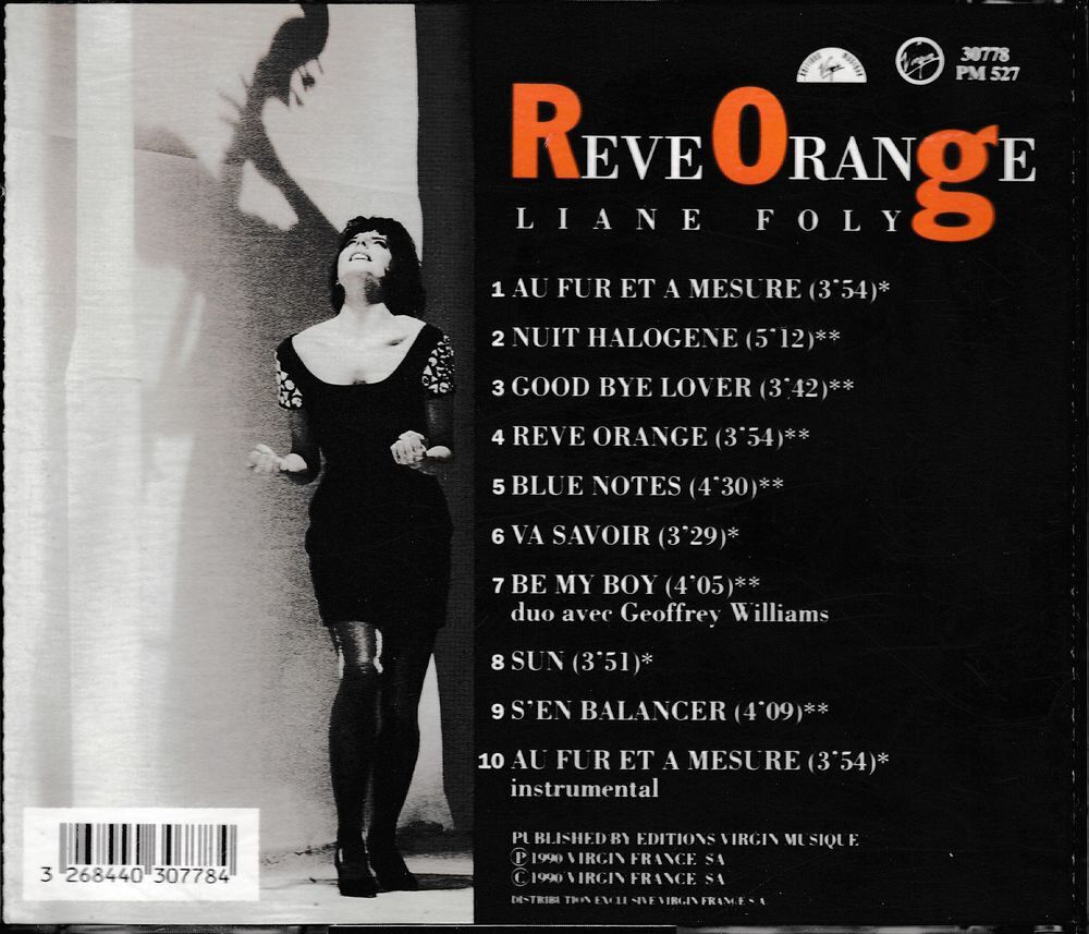 CD Liane Foly - Reve Orange CD et vinyles