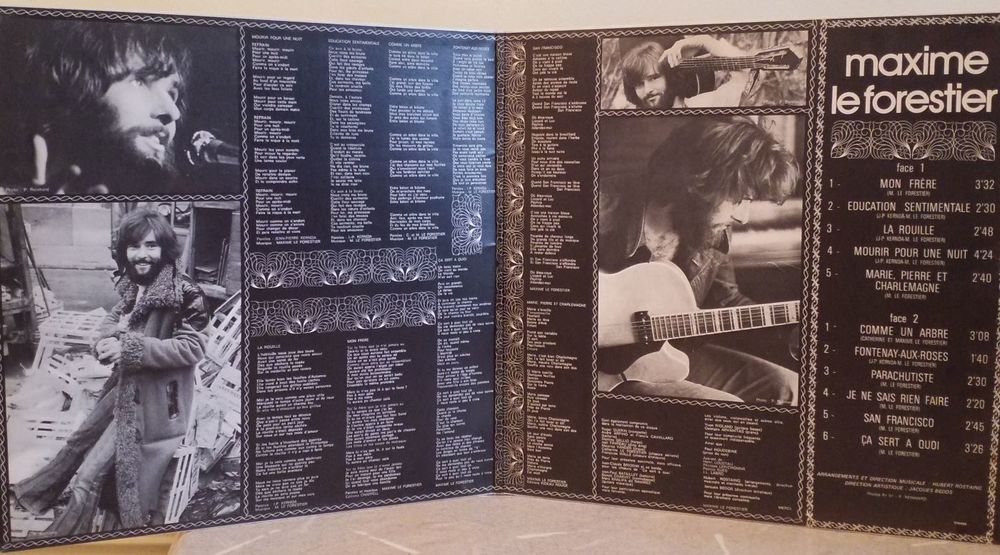 Maxime Le Forestier Mon Fr&egrave;re CD et vinyles