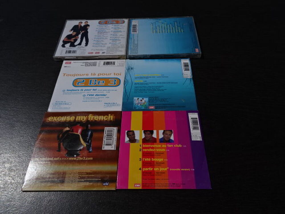 2 CD albums et 4 CD 2 titres 2B3 CD et vinyles