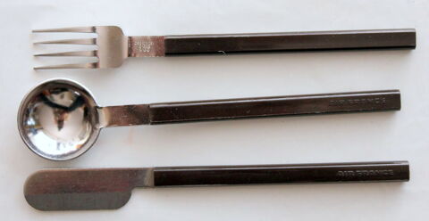 3 Couverts Air France Concorde, design Raymond Loewy 45 Issy-les-Moulineaux (92)