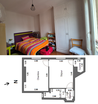  Appartement à vendre 2 pièces 26 m²