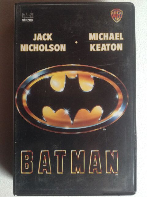BATMAN JACK NICHOLSON MICHAEL KEATON K7 VID�O Envoi Possible 2 Tr�gunc (29)