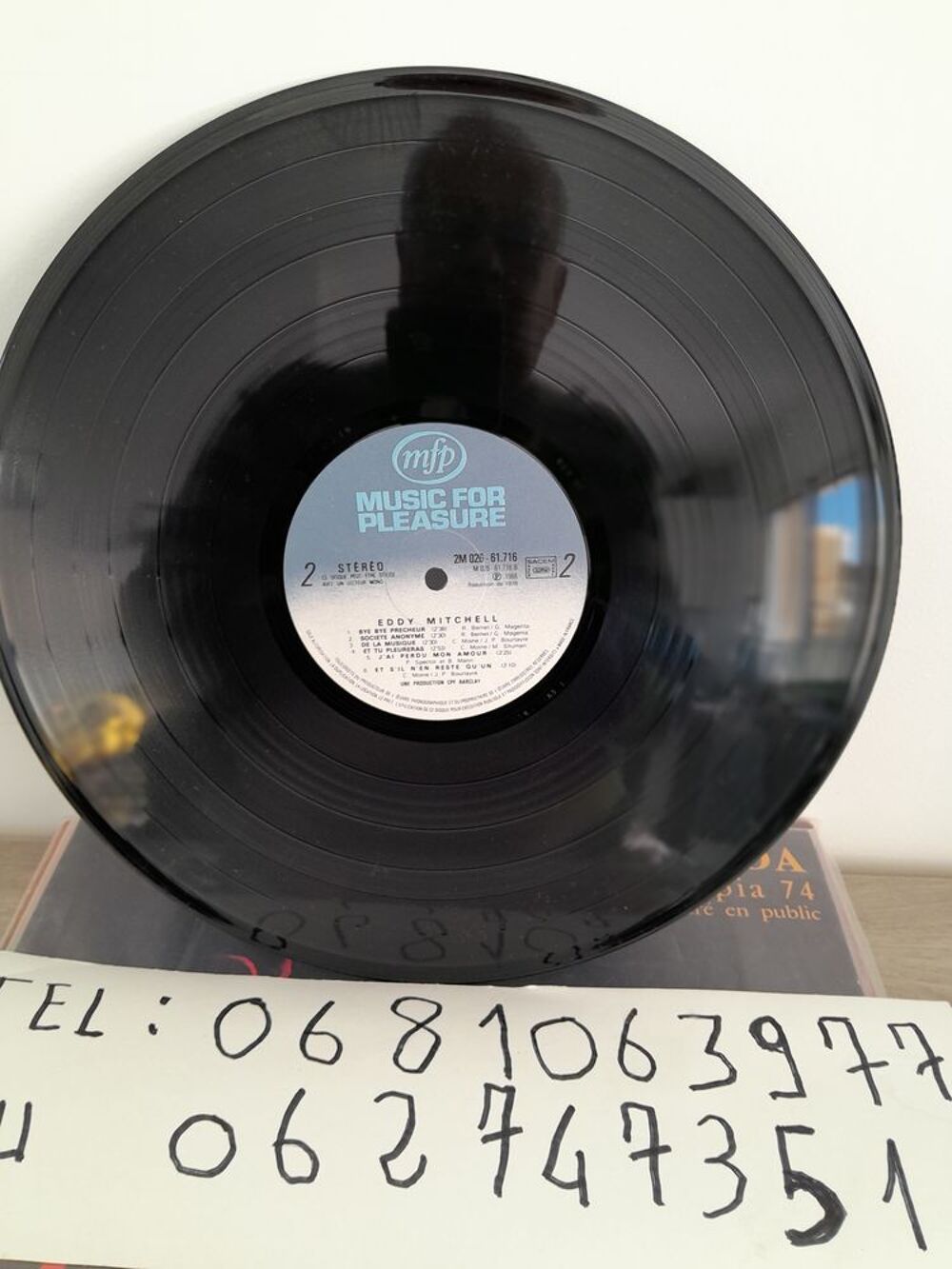 EDDY MICHELL VINYLE 33 TOURS TEL / 0627473514 CD et vinyles