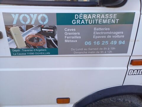 Yoyo d&eacute;barrass&eacute; gratuitement Caves garage maison et remise f 0  (11509)