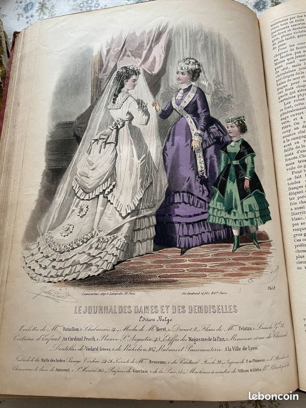 LIVRE ANCIEN DE MODE Livres et BD