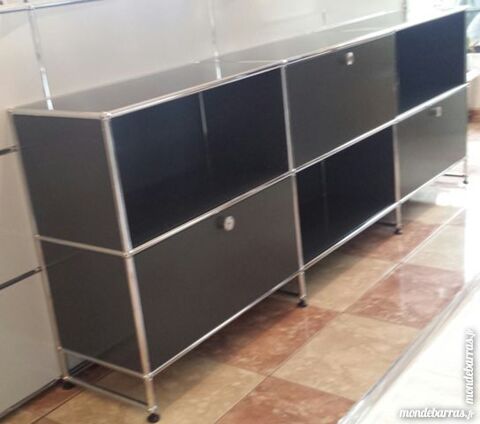 Cr�dence r�hauss�e de 10 cm usm haller gris anthra 2220 Chenoise (77)