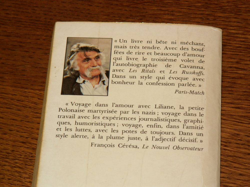 lot de 3 livres de poche CAVANNA ou &eacute;change Livres et BD