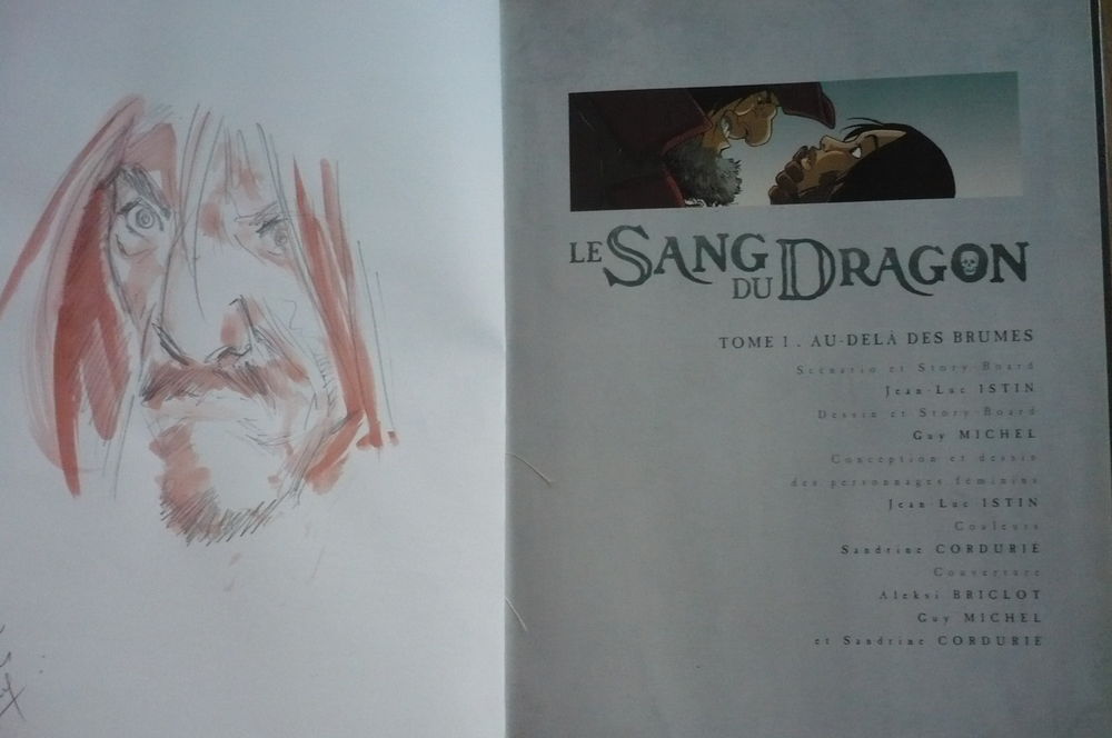 BD LE SANG DU DRAGON Tome 1 AU-DEL&Agrave; DE LA BRUME de ISTIN &amp; Livres et BD