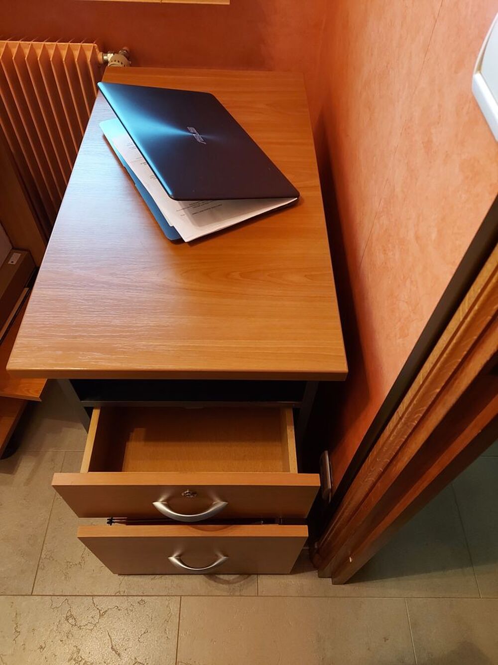 MEUBLE BUREAU EN TECK Meubles